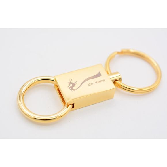 REMY MARTIN XO Charm Keychain Special Cognac Double Ended Gold Key Holder BinA16 - Picture 9 of 12